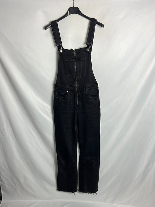 ZARA. Peto negro denim T.xs