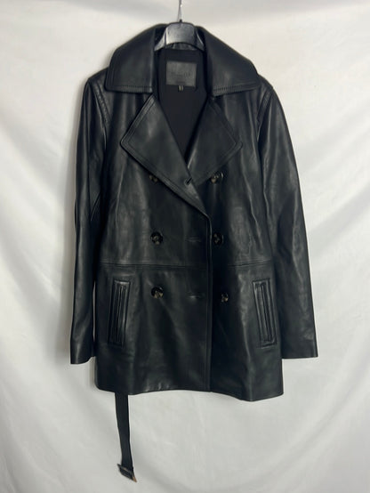 MASSIMO DUTTI. Trench piel . T S