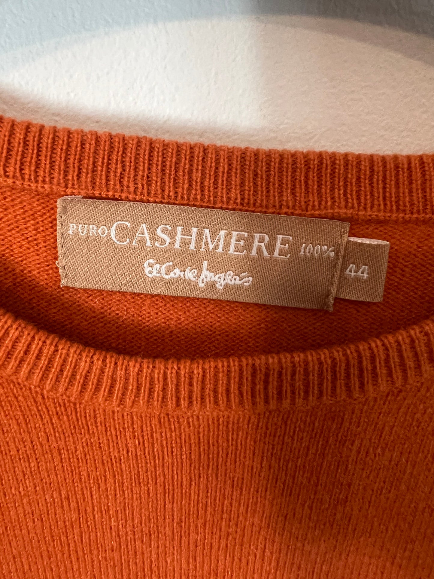 EL CORTE INGLÉS. Jersey caldera cashmere. T 44 (M/L)