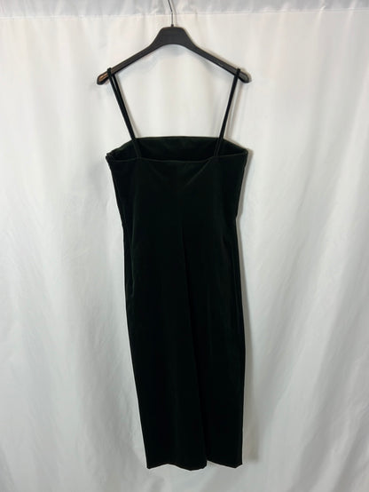 ZARA. Vestido midi terciopelo T.s