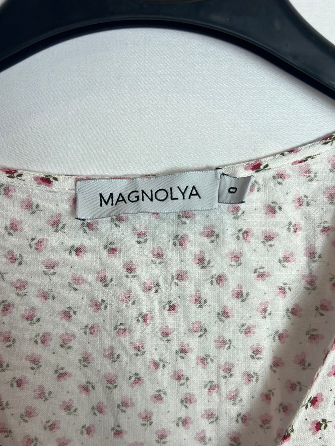 MAGNOLYA. Vestido midi flores mini. T 0( S)