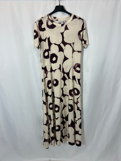 MARIMEKKO. Vestido midi elástico. T S