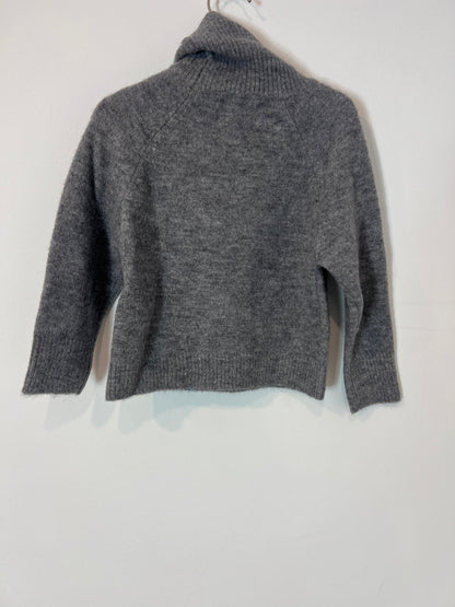 ZARA. Jersey gris cuello alto. T 6 años