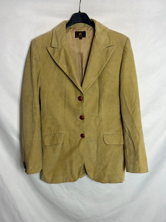 VILAGALLO. Blazer camel textura  T.40