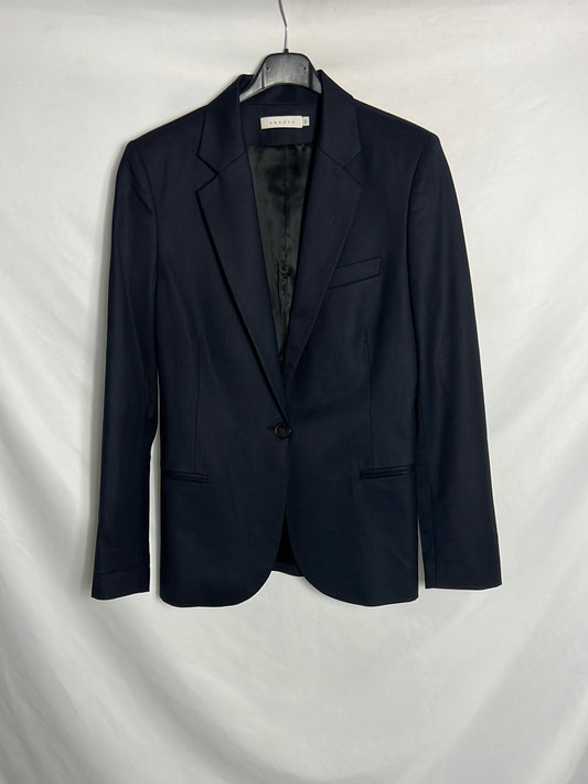 SANDRO. Blazer azul marino . T 42 (L)