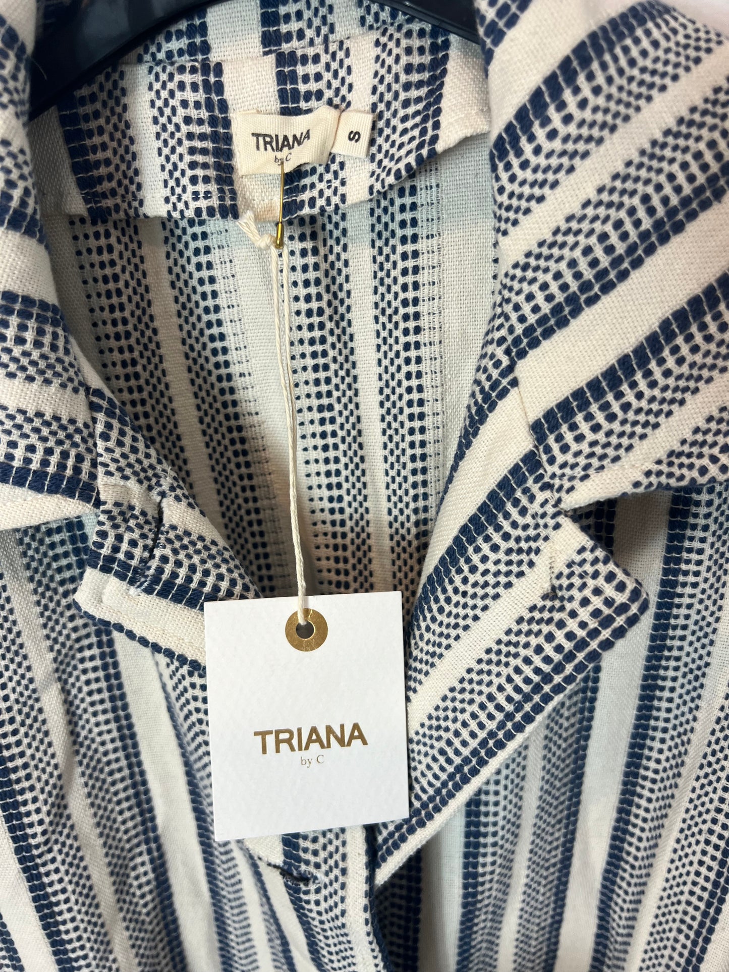 TRIANA BY C. Chaqueta larga bordada. T S