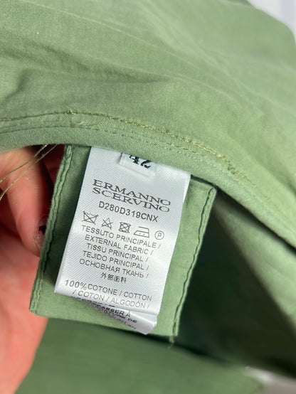 ERMANNO SCERVINO. Chaqueta verde detalle botones. T 42 (Tara)