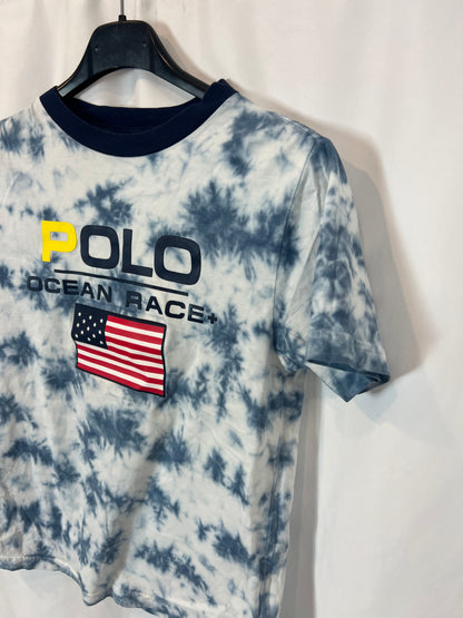 POLO. Camiseta tie dye logo. T 8 años