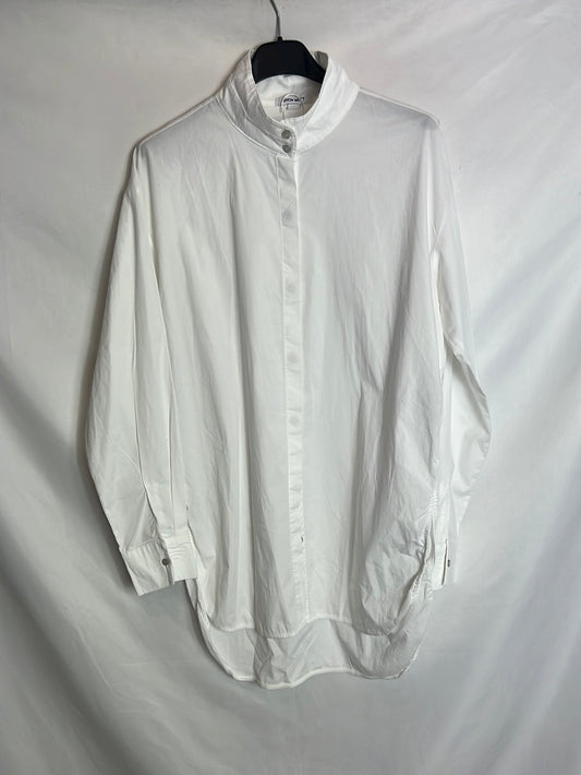 SHON MOTT. Camisa blanca cuello  mao. T 1(S)