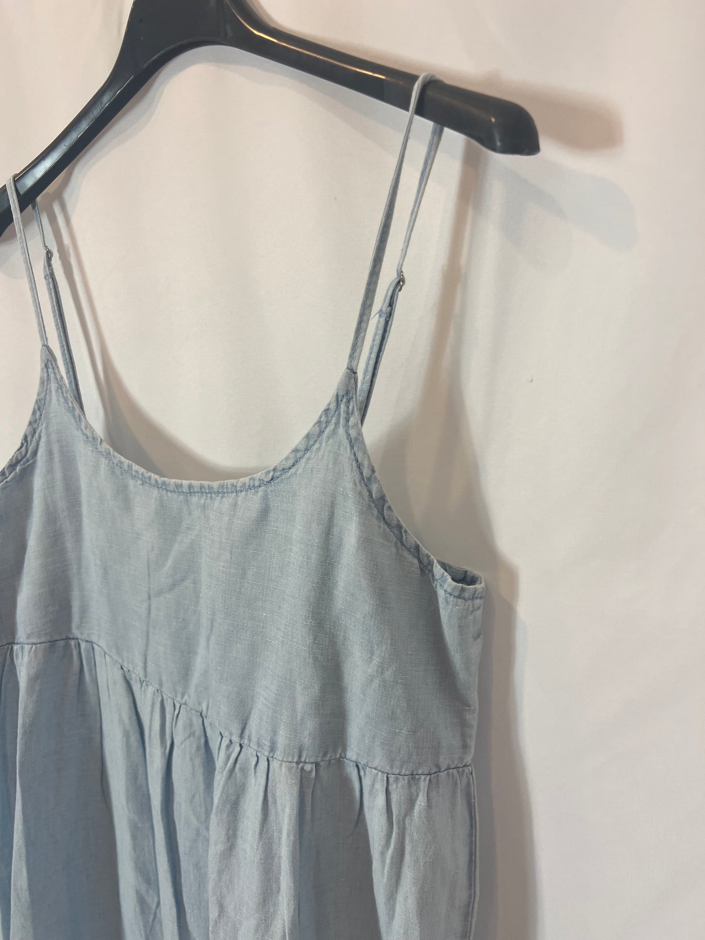 PULL&BEAR. Vestido largo denim. T S