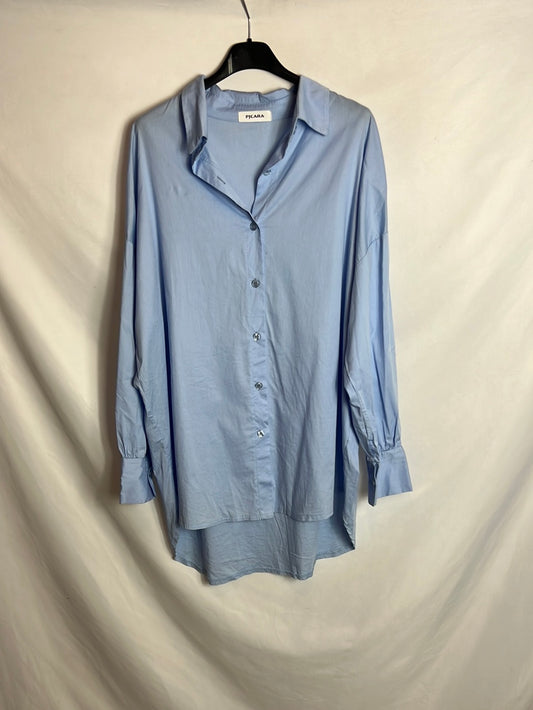 PICARA. Camisa azul oversized TU(s/m)