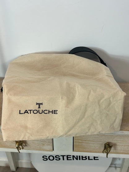 LATOUCHE. Bolso piel shopper negro