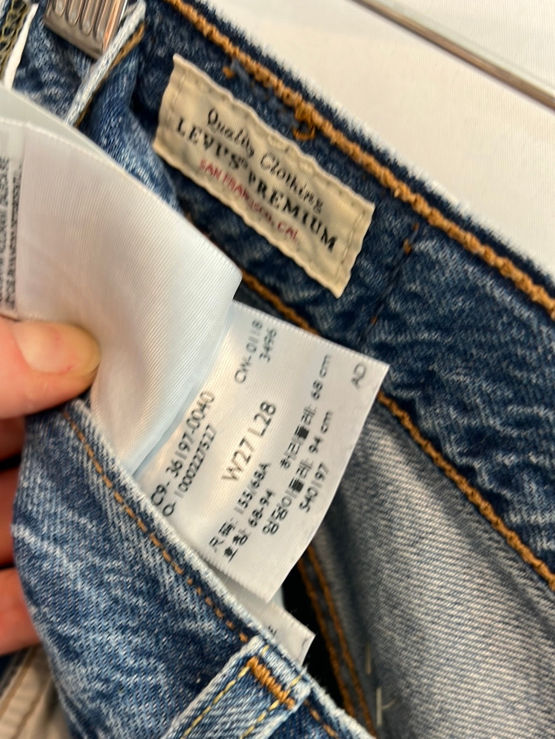 LEVI’S. Pantalones vaqueros 501. T 27(38)