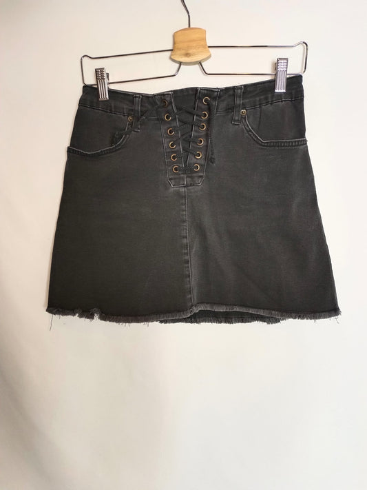 BROWNIE. Falda denim gris T.s/m