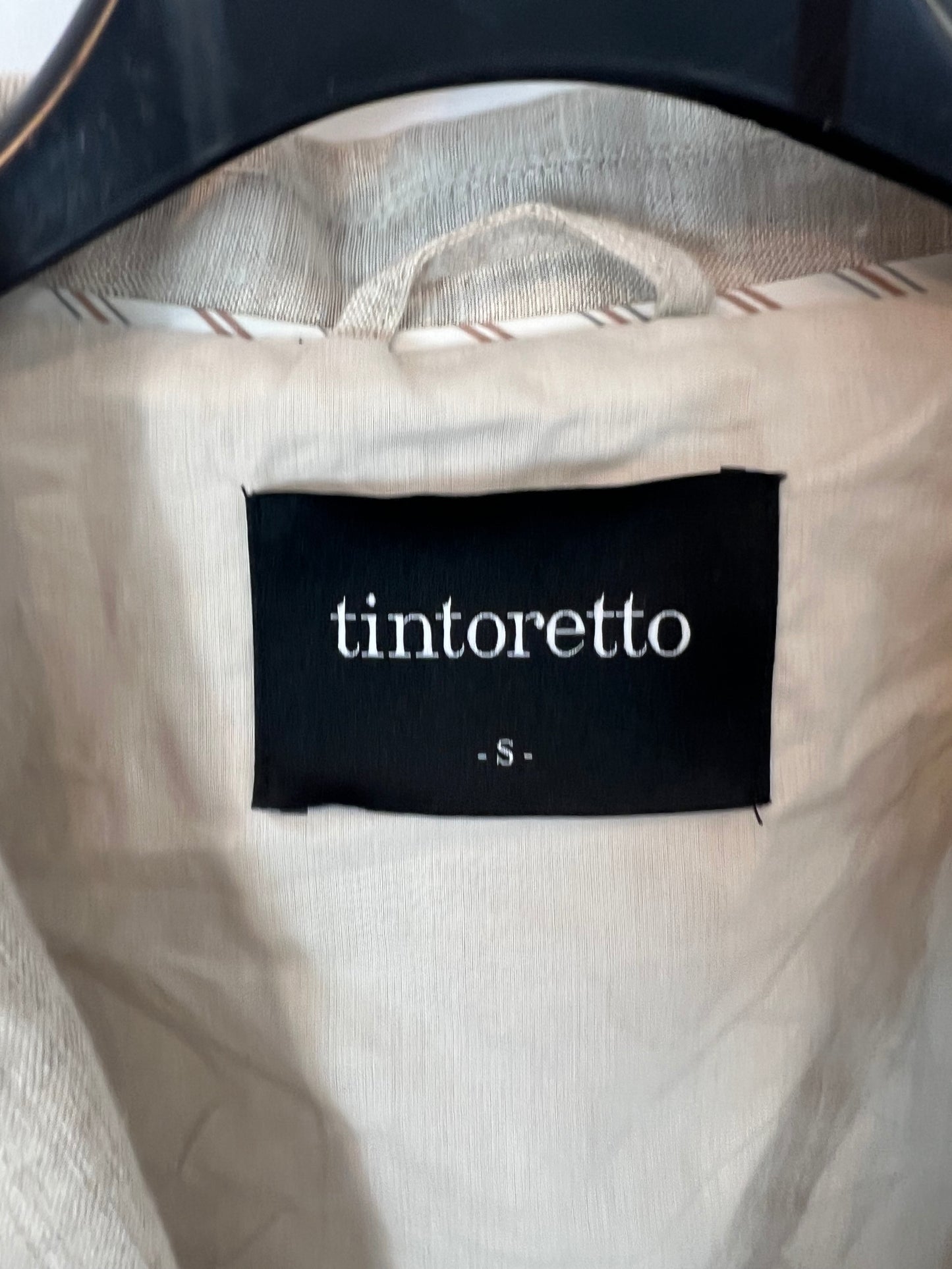 TINTORETTO. Blazer beige lino. T S