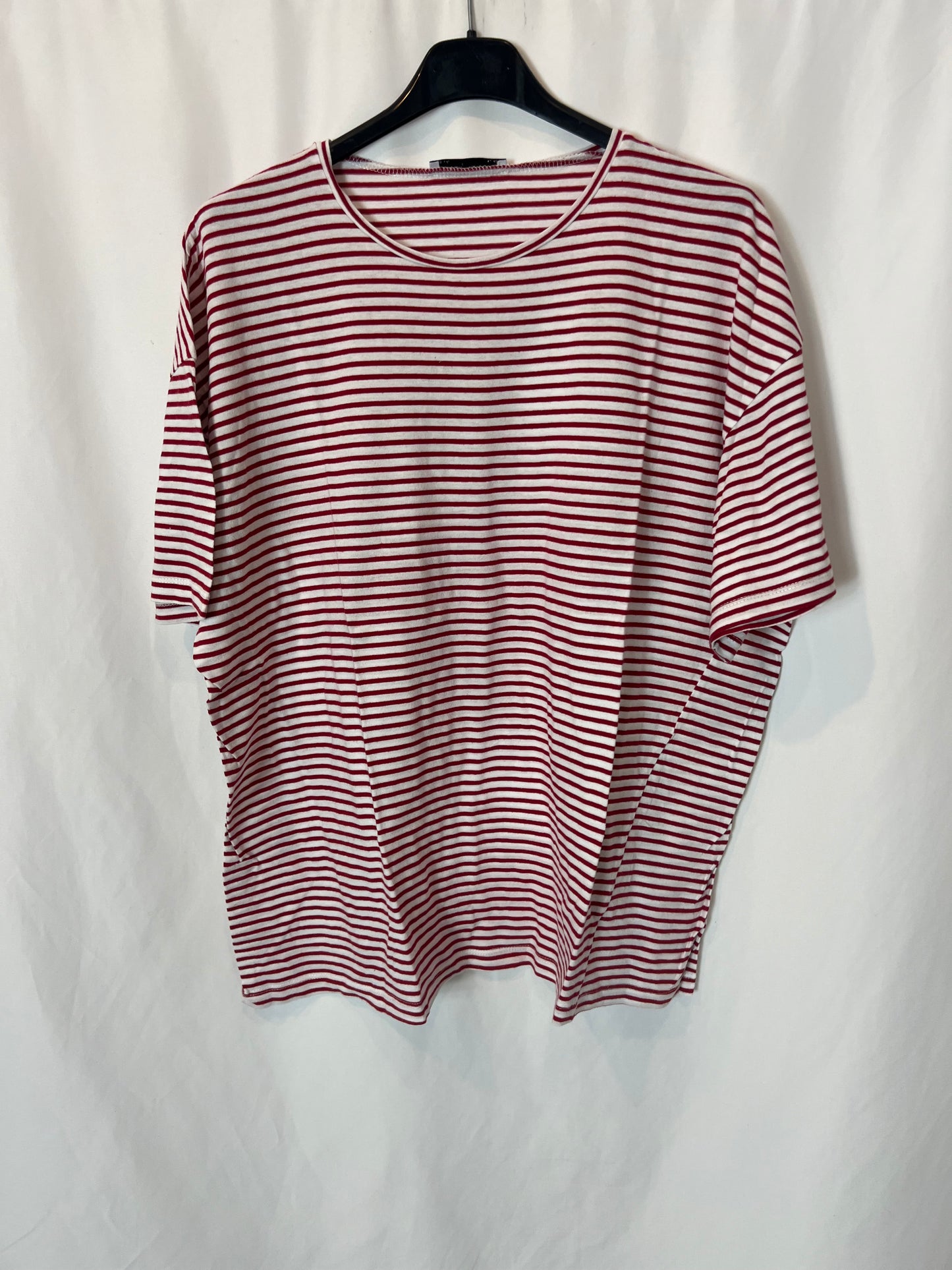 ZARA. Camiseta rayas. T L