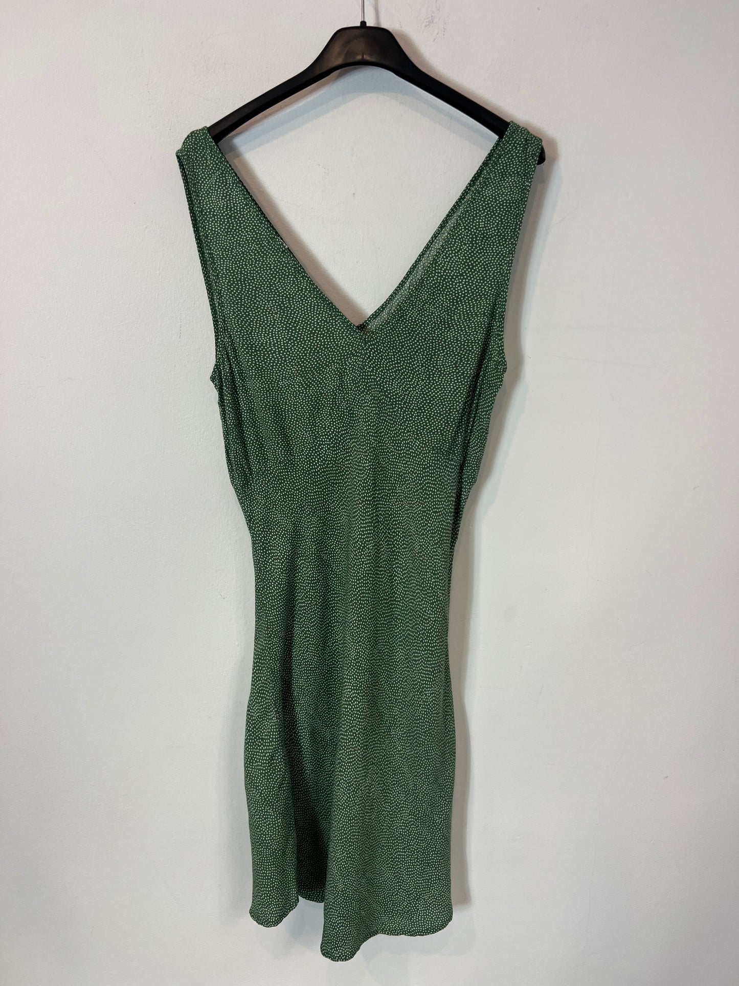 ROLLA'S. Vestido verde lunares T.m