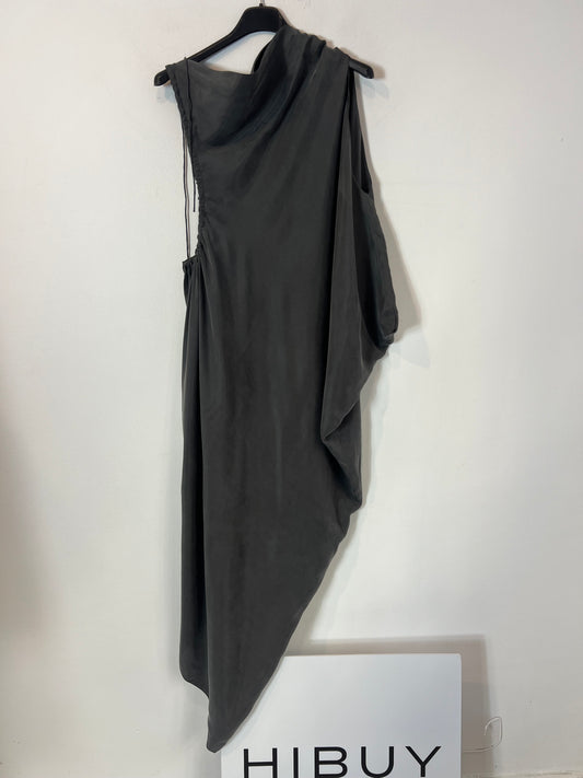 LAVIN. Vestido gris midi T.38