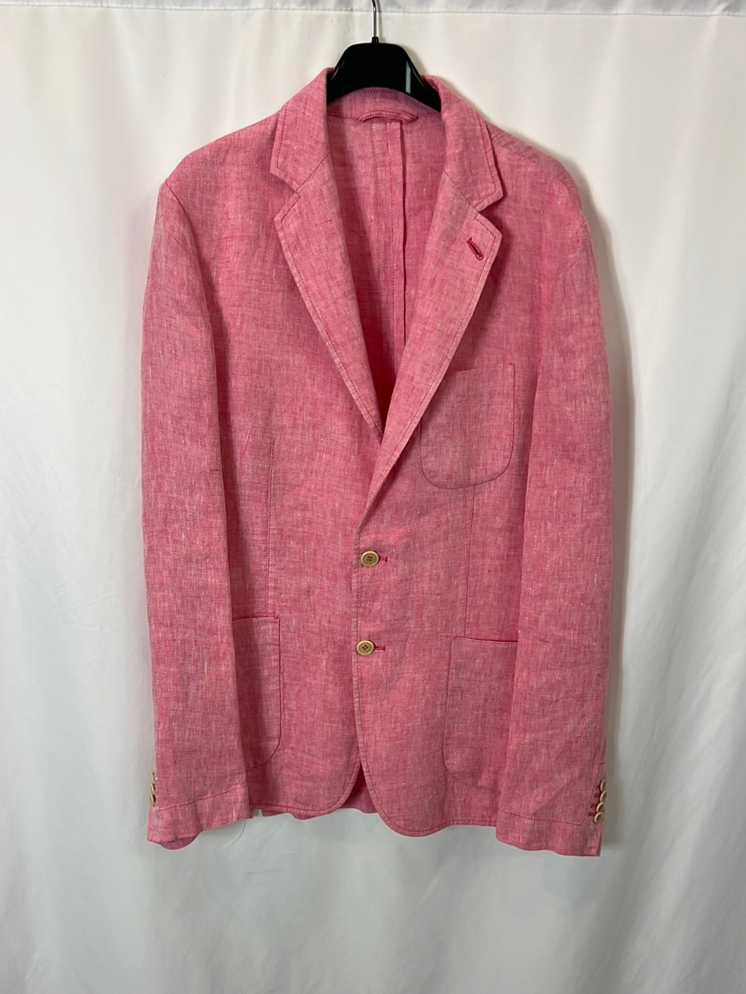 ASPESI. Blazer rosa 100%lino T.l