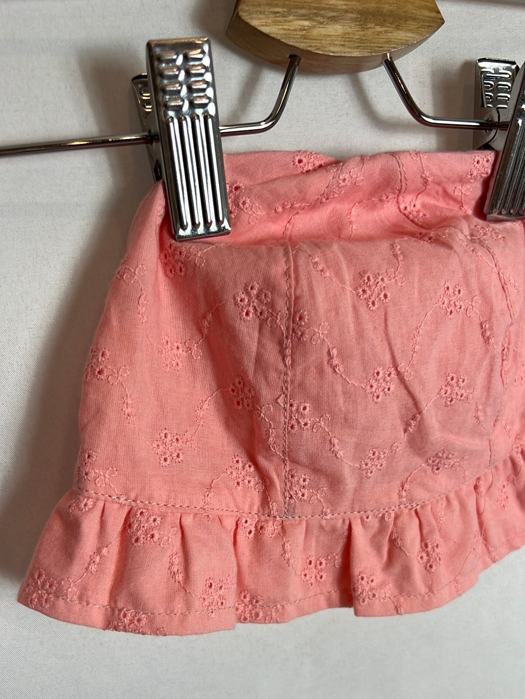 KIABI. Conjunto rosa calado. T 24 meses