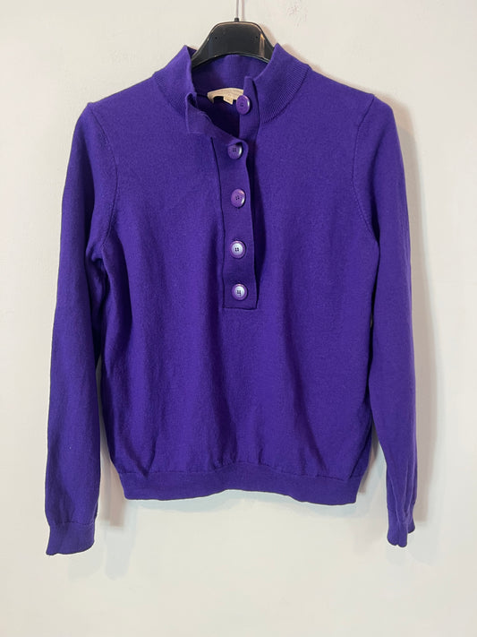 SEZANE. jersey polero morado T.m