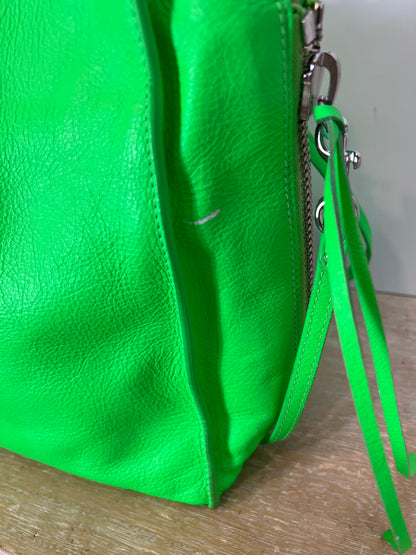 BALENCIAGA. Bolso piel verde