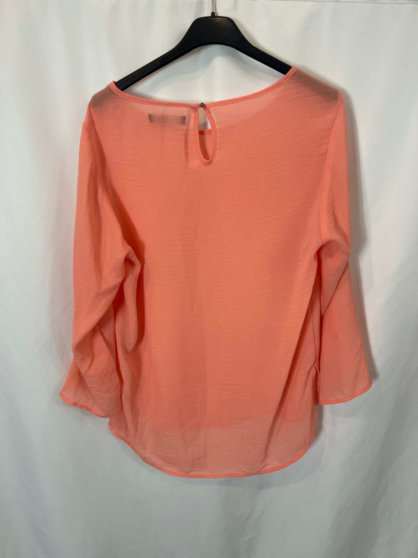 PRIMARK. Blusa coral fluida T.38