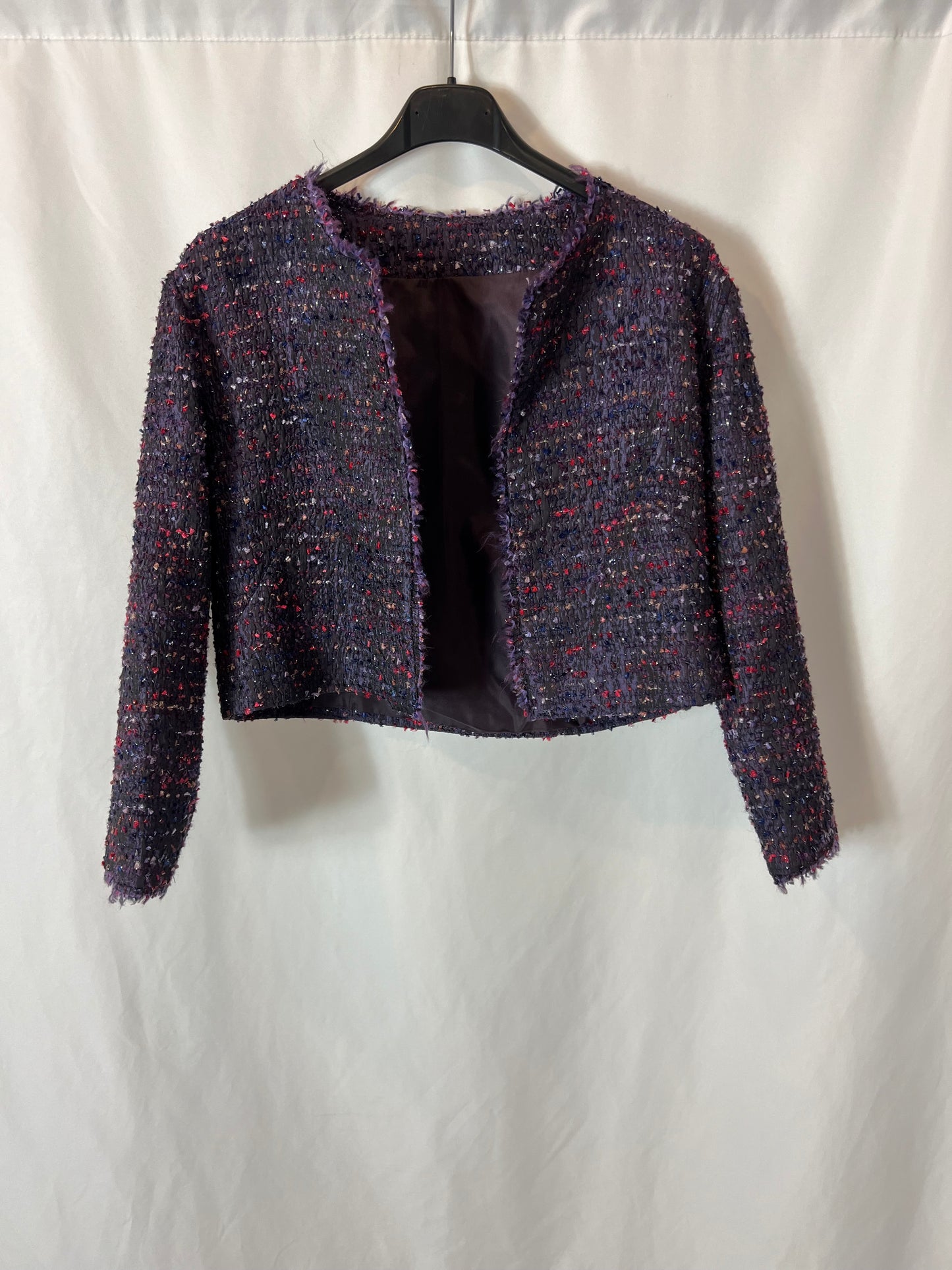 OTRAS. Chaqueta tweed hilos brillo. T S