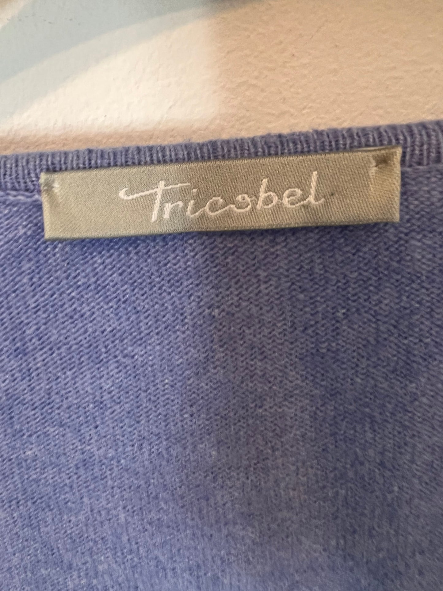 TRICOBEL. Jersey malva mezcla. T M