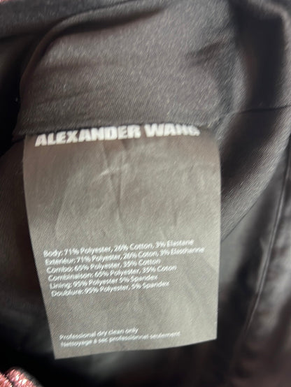 ALEXANDER WANG. Pantalón rosa purpurina. T 38