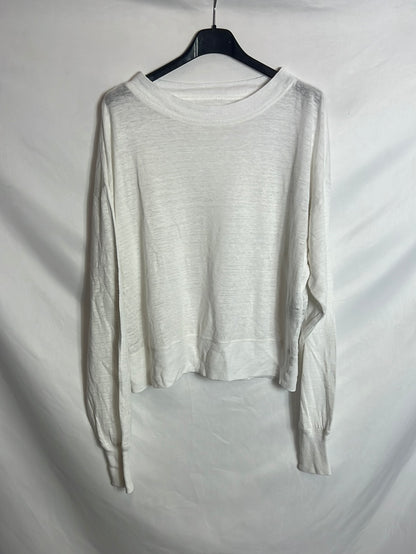 ISABEL MARANT. Sudadera fina blanca . T S