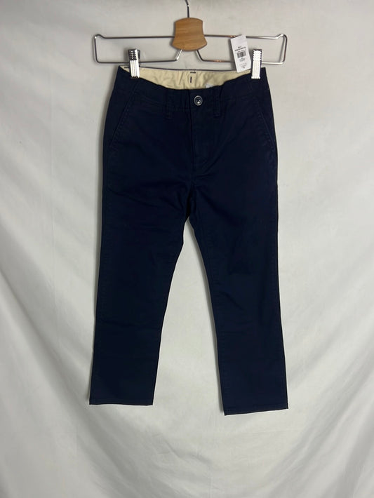 GAP. Pantalón azul marino estilo chino. T 6 años