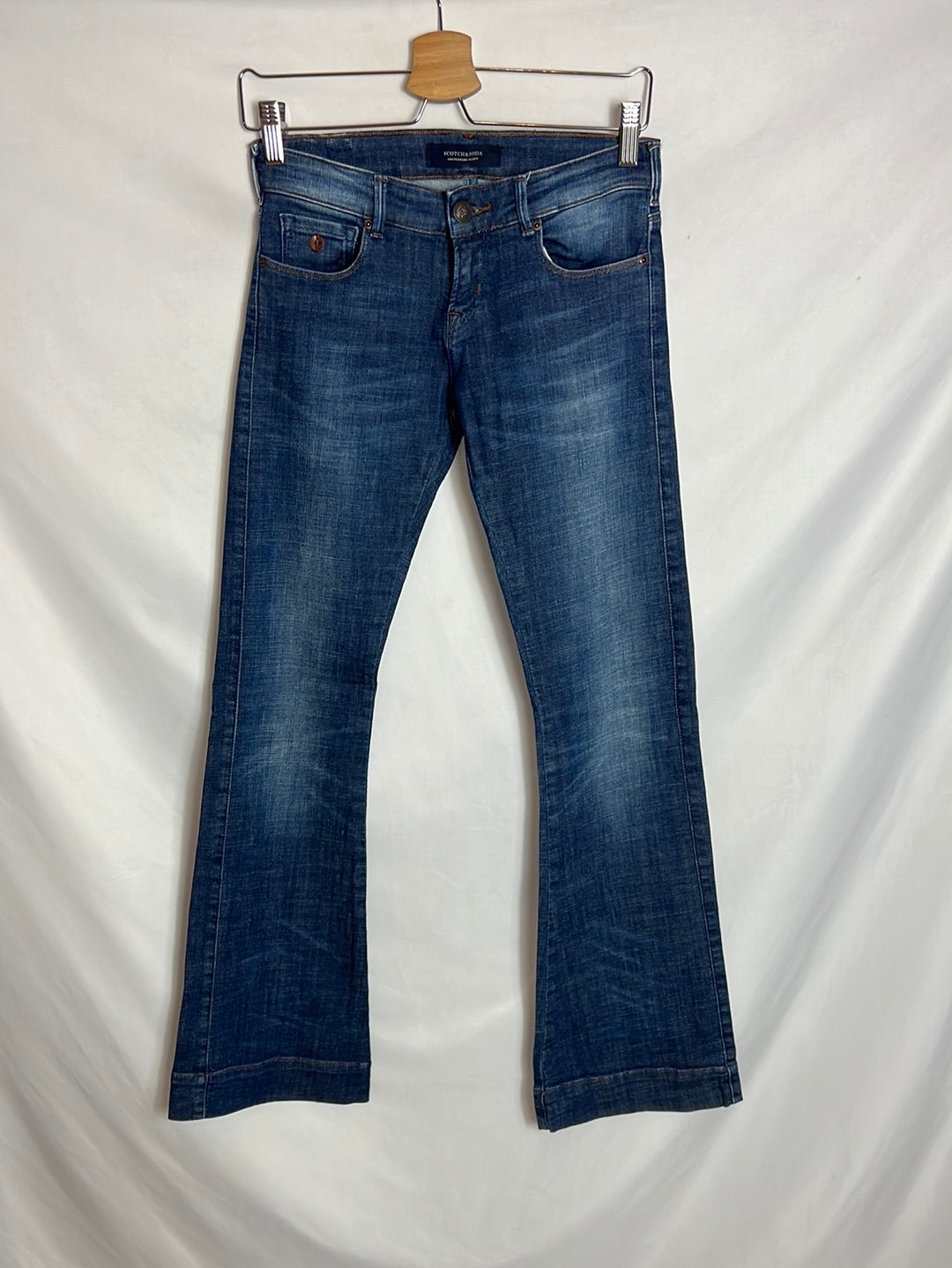 SCOTCH&SODA. Denim elástico acampanados. T 36