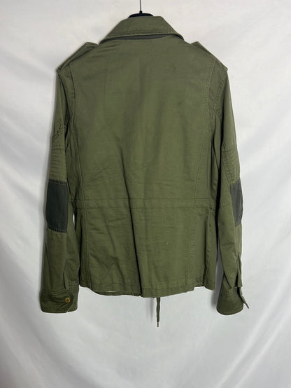 ZADIG&VOLTAIRE. Chaqueta verde bolsillos. T L