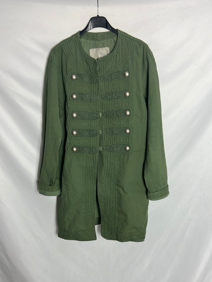 ERMANNO SCERVINO. Chaqueta verde detalle botones. T 42 (Tara)