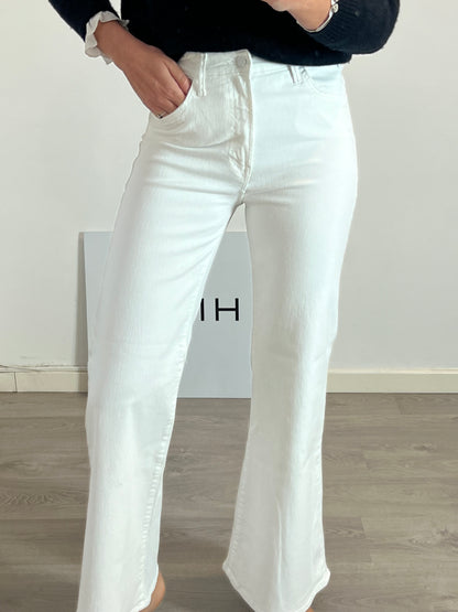 MOTHER. Pantalón denim blanco T.26 (36)