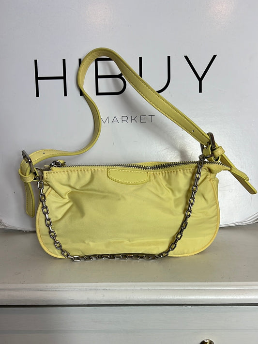 MANGO. Bolso amarillo lona