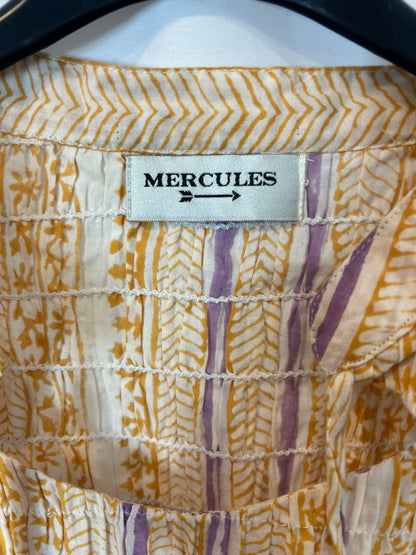 MERCULES. Vestido largo estampado. T S/M