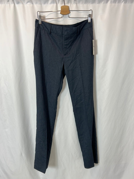 ZARA. Pantalón azul ancho T.40