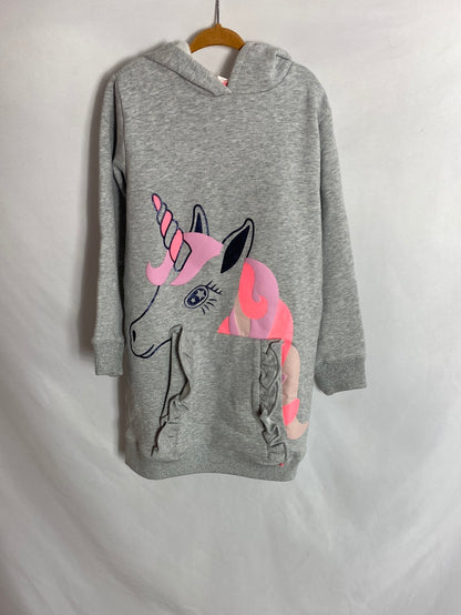 BILLIEBLUSH. Sudadera unicornio. T.8 años