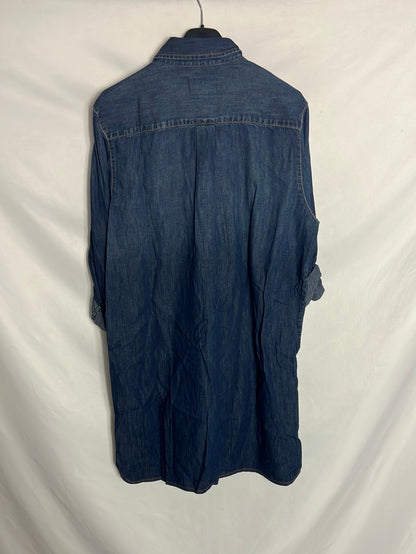 CURRENT ELLIOTT. Vestido camisero denim. T 2(M)