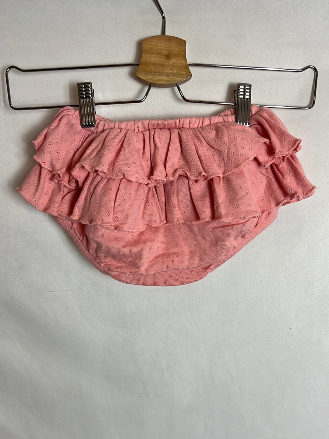 KIABI. Conjunto rosa calado. T 24 meses