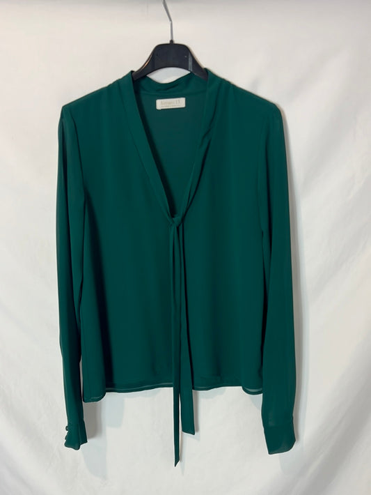 BIMANI. Blusa verde lazada. T S