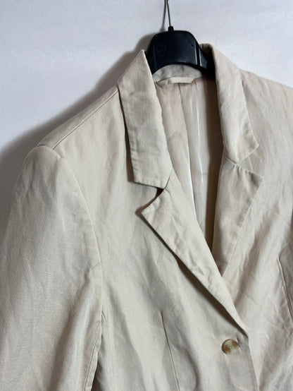 &OTHER STORIES. Blazer fluida beige T.38