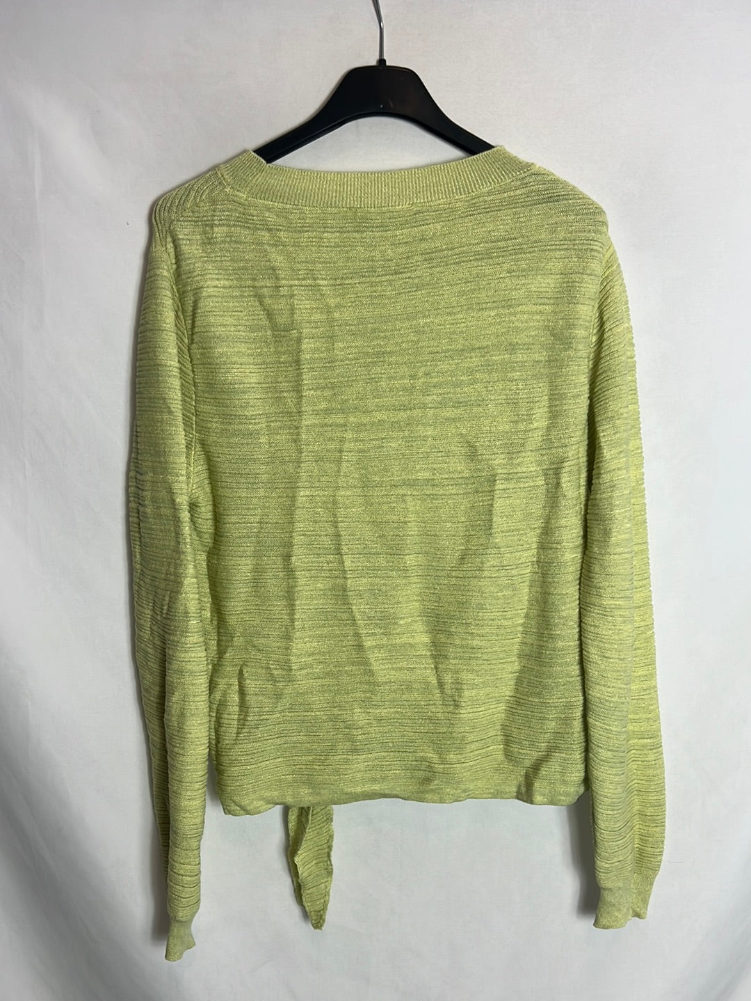 MANGO. Total look verde textura. T XS/S