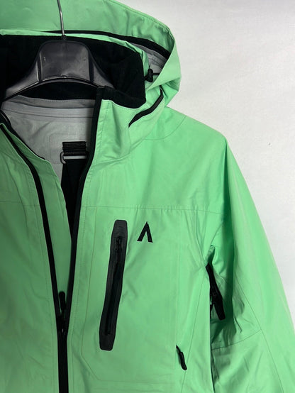 TRACK. Chaqueta de lluvia verde claro. T XS