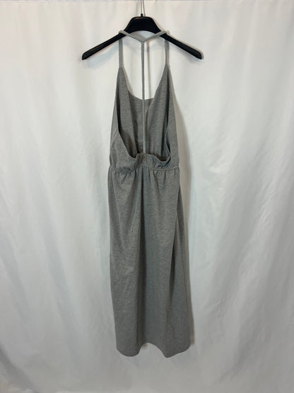 OTRAS. Vestido midi gris Tu(m)