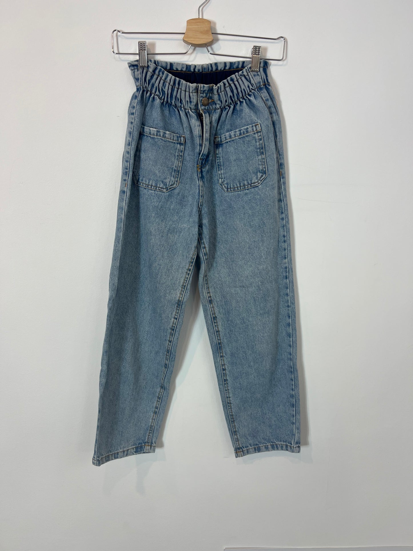 ZARA. pantalón slowchy denim T.13-14 años