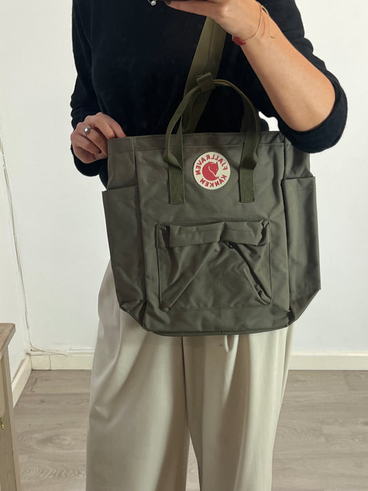 FJALLRAVEN KANKEN. Mochila / bolso verde caqui