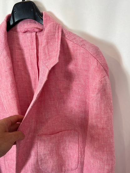 ASPESI. Blazer rosa 100%lino T.l